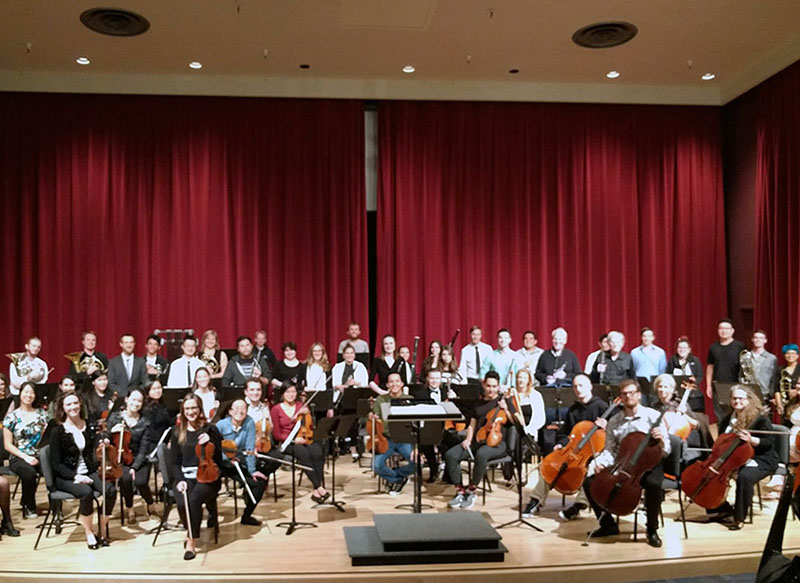 Orchestra at Knuth Hall