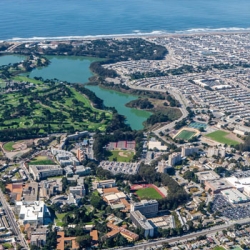 Aerial view of SF State